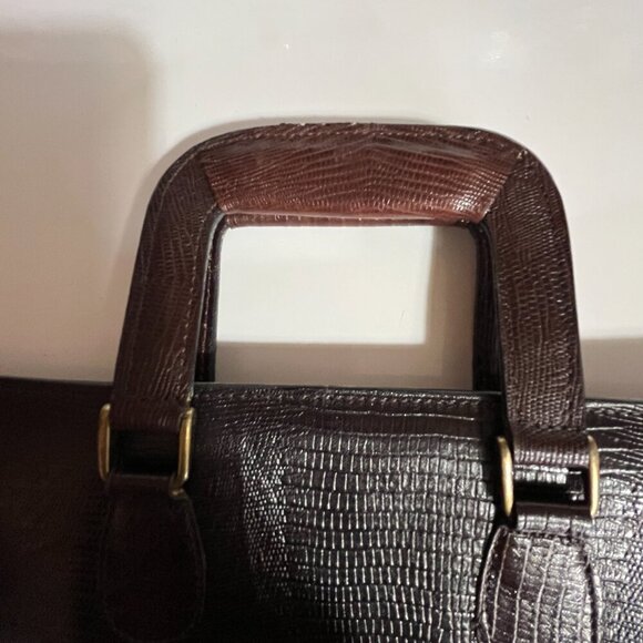 Bugatti Genuine Leather Bag Brown Vintage - Picture 6 of 16